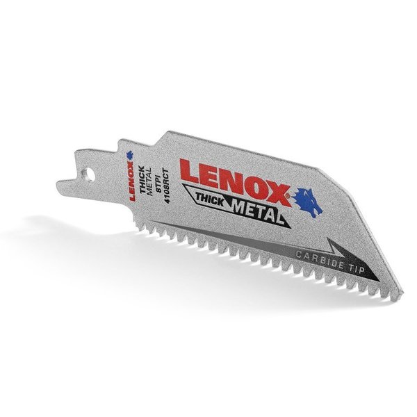 Irwin Lenox Lazer CT 4 in. Carbide Tipped Reciprocating Saw Blade 8 TPI 1 pc 2014212